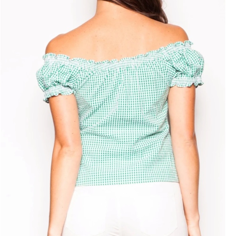 black/white gingham top - Picture 7 of 7